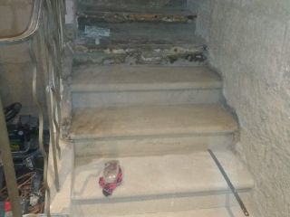 Changement d’emmarchement – escalier en pierre d’Espeil